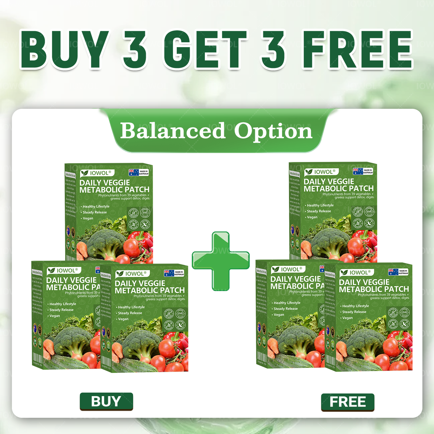 🥦𝐎𝐟𝐟𝐢𝐜𝐢𝐚𝐥 𝐒𝐭𝐨𝐫𝐞 | 𝐈𝐎𝐖𝐎𝐋® 𝐃𝐚𝐢𝐥𝐲 𝐕𝐞𝐠𝐞𝐭𝐚𝐛𝐥𝐞 𝐌𝐞𝐭𝐚𝐛𝐨𝐥𝐢𝐜 𝐏𝐚𝐭𝐜𝐡 𝐮𝐬𝐞𝐬 𝐨𝐫𝐠𝐚𝐧𝐢𝐜 𝐯𝐞𝐠𝐞𝐭𝐚𝐛𝐥𝐞 𝐞𝐱𝐭𝐫𝐚𝐜𝐭𝐬 𝐚𝐧𝐝 𝐩𝐡𝐲𝐭𝐨𝐧𝐮𝐭𝐫𝐢𝐞𝐧𝐭𝐬 𝐟𝐫𝐨𝐦 𝟑𝟗 𝐯𝐞𝐠𝐞𝐭𝐚𝐛𝐥𝐞𝐬 + 𝐠𝐫𝐞𝐞𝐧𝐬 𝐭𝐨 𝐬𝐮𝐩𝐩𝐨𝐫𝐭 𝐝𝐞𝐭𝐨𝐱, 𝐝𝐢𝐠𝐞𝐬𝐭𝐢𝐨𝐧 & 𝐦𝐞𝐭𝐚𝐛𝐨𝐥𝐢𝐜 𝐫𝐞𝐬𝐞𝐭, 𝐚𝐧𝐝 𝐛𝐨𝐨𝐬𝐭 𝐞𝐧𝐞𝐫𝐠𝐲 𝐟𝐨𝐫 𝐚𝐥𝐥-𝐝𝐚𝐲 𝐰𝐞𝐥𝐥𝐧𝐞𝐬𝐬.